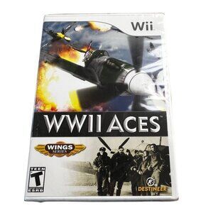 Nintendo Wii New Sealed WWII Aces Game